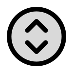 Resize Circle Vertical SVG Icon